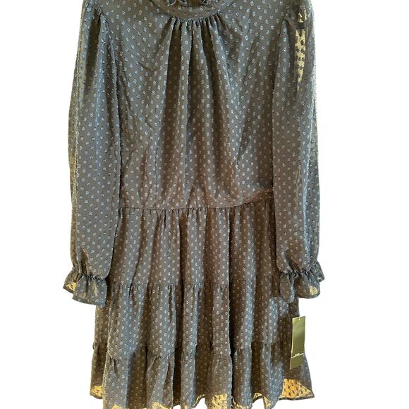 R & K Originals Women's 3/4 Sleeve Babydoll Dress Size 14 w3213 - Picture 4 of 10